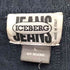 アイスバーグ ICEBERG JEANS イタリア製 ロゴ刺繍 ケーブル編み 反袖 ニット ポロシャツ メンズ import:L