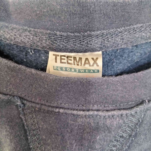 TEEMAX フロント刺繍クルーネックスウェット メンズ import:L