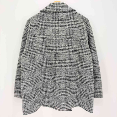 シップス SHIPS 24aw スライバー チェック ショート Pコート レディース JPN:36