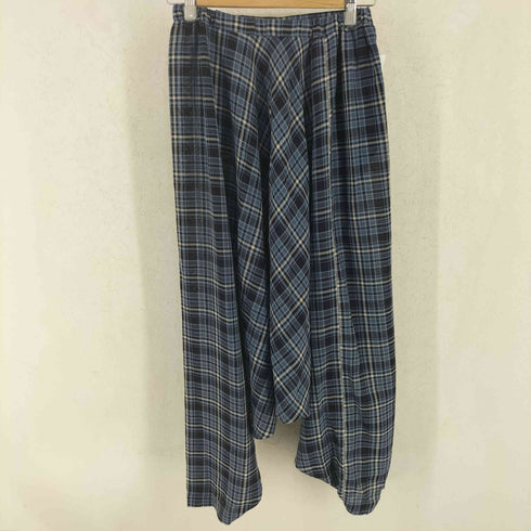 イッセイミヤケペルマネンテ ISSEY MIYAKE PERMANENTE 91SS ウール チェック シアー サルエルパンツ レディース M