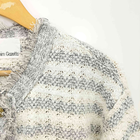 ウィムガゼット Whim Gazette 25aw ツィードニットジャケット レディース FREE