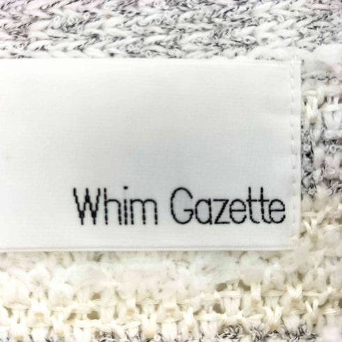 ウィムガゼット Whim Gazette 25aw ツィードニットジャケット レディース FREE