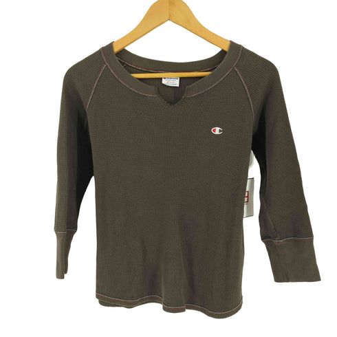 チャンピオン Champion ワッフルL/S カットソー レディース import:M