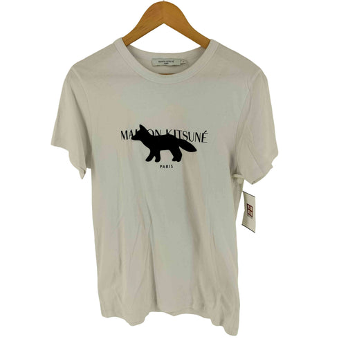 メゾンキツネ MAISON KITSUNE FOX STAMP CLASSIC TEE-SHIRT レディース M