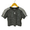 アディダス adidas レオパード クロップド Tシャツ レディース JPN:M