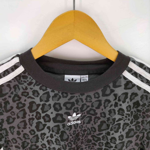 アディダス adidas レオパード クロップド Tシャツ レディース JPN:M