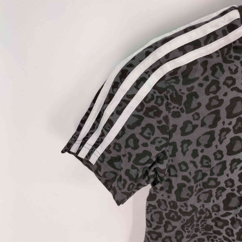 アディダス adidas レオパード クロップド Tシャツ レディース JPN:M