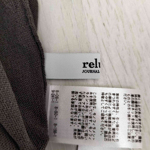 ジャーナルスタンダードレリューム JOURNAL STANDARD relume 26SS シアードルマンカーディガン レディース FREE
