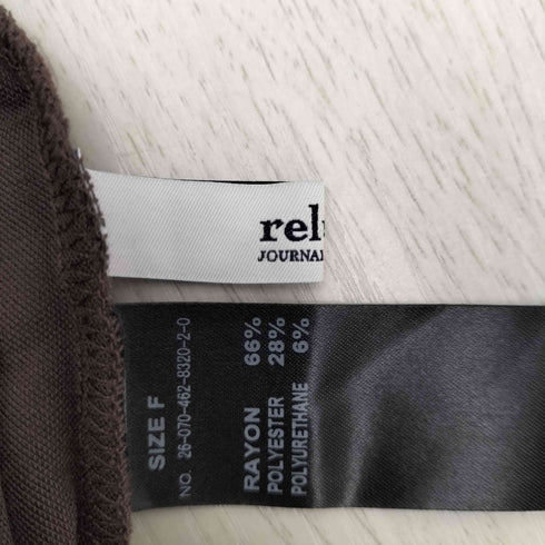 ジャーナルスタンダードレリューム JOURNAL STANDARD relume 26SS バイオウォッシュIラインスカート レディース FREE