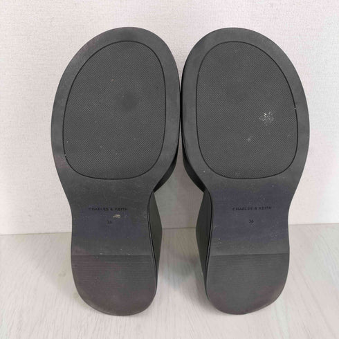 チャールズアンドキース CHARLES&KEITH ワイドストラップ プラットフォーム ウエッジ レディース JPN:36
