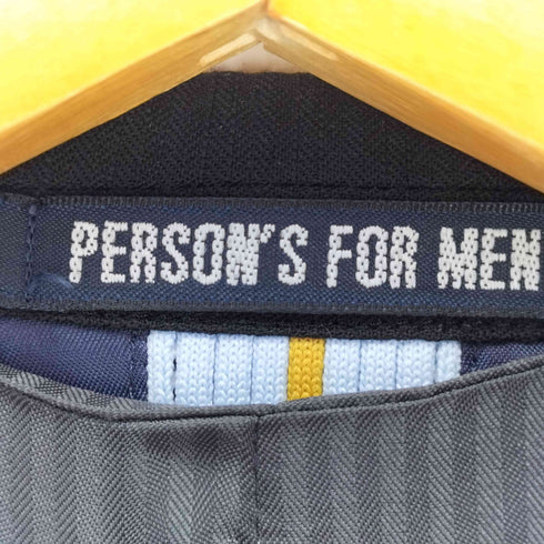 パーソンズフォーメン person's for men 3ピース ストライプ ウールテーラードセットアップ メンズ YA5