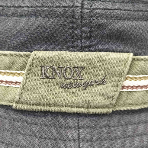 ノックスニューヨーク KNOX NEW YORK 日本製 ジンコード バイオウォッシュ 春夏 ノックス 紳士 バケットハット メンズ 58