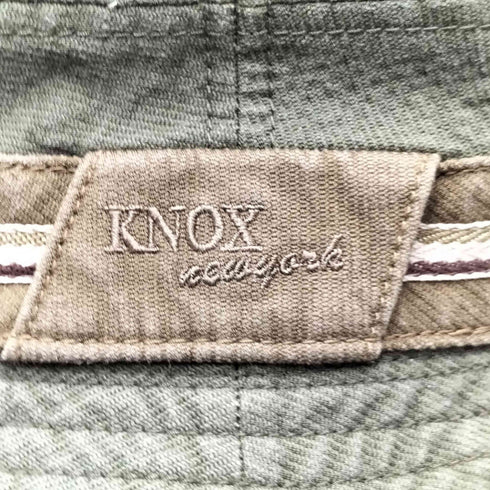 ノックスニューヨーク KNOX NEW YORK 日本製 ジンコード バイオウォッシュ 春夏 ノックス 紳士 バケットハット メンズ 58