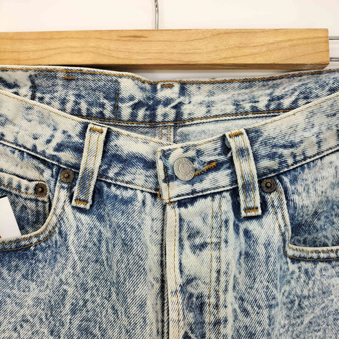 リーバイス Levis 2009年1月製 USA製 ボタン裏520 501 ケミカルウォッシュデニム メンズ W32 L32