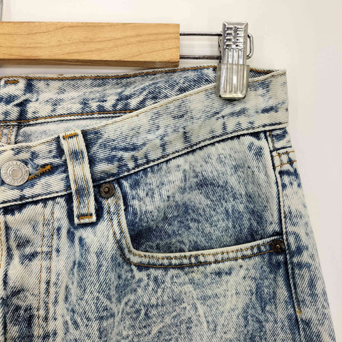 リーバイス Levis 2009年1月製 USA製 ボタン裏520 501 ケミカルウォッシュデニム メンズ W32 L32