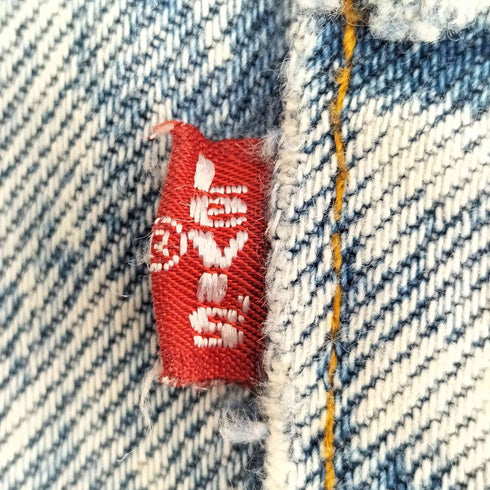 リーバイス Levis 2009年1月製 USA製 ボタン裏520 501 ケミカルウォッシュデニム メンズ W32 L32