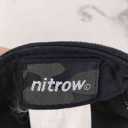 ナイトロウ NITROW 刺繍6パネルキャップ メンズ