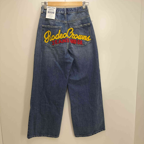 ロデオクラウンズワイドボウル RCWB/RODEO CROWNS WIDE BOWL HIP EMB LOOSE DENIM レディース JPN:S