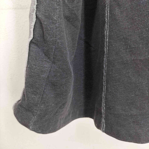 IRIEY Denim-Look Panel Sweat Jumper Skirt デニム切替 ジャンパースカート natura レディース FREE