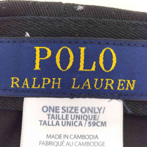 ポロラルフローレン POLO RALPH LAUREN 現行タグ POLO ポニー刺繍 アジャスタブル キャップ メンズ