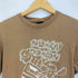 ステューシー Stussy 90-00s 紺タグ graffiti 両面グラフィックプリント 半袖Tシャツ メンズ JPN:S