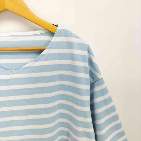 ヘリーハンセン HELLY HANSEN Vネックボーダー S/S Tシャツ レディース WL
