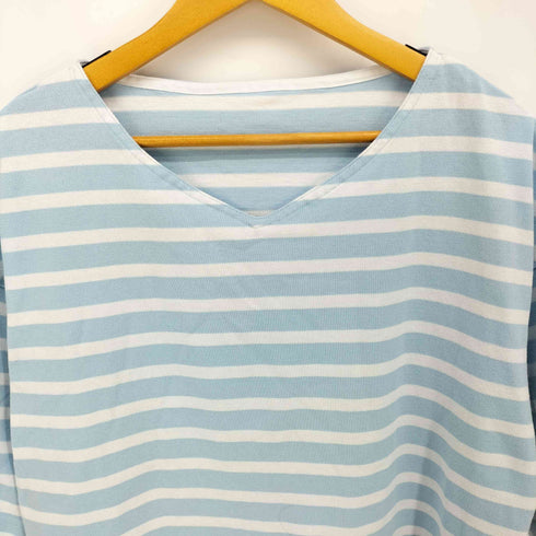 ヘリーハンセン HELLY HANSEN Vネックボーダー S/S Tシャツ レディース WL
