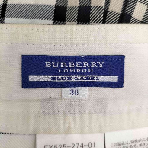 バーバリーブルーレーベル BURBERRY BLUE LABEL ノバチェック 巻きスカート レディース JPN:38