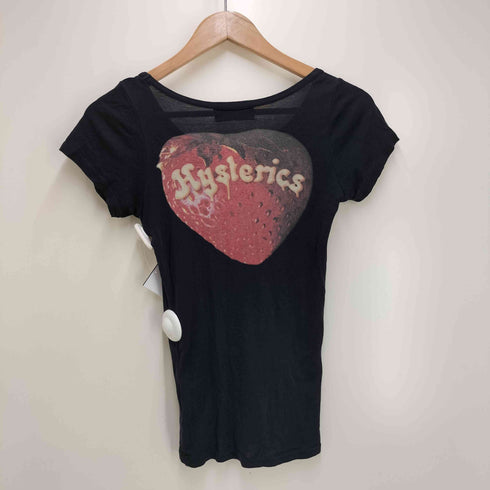 ヒステリックグラマー HYSTERIC GLAMOUR スカルベリー プリント S/S クルーネック Tシャツ レディース FREE