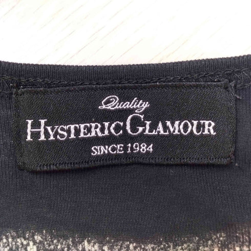 ヒステリックグラマー HYSTERIC GLAMOUR スカルベリー プリント S/S クルーネック Tシャツ レディース FREE