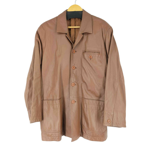 シープレザー 羊革 チェスターコート メンズ JPN:XL