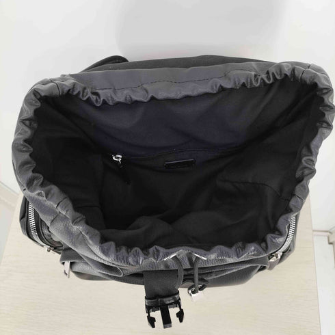ザラ ZARA フェイクレザーバックパック メンズ