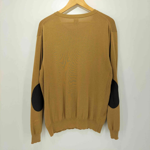 バトナー BATONER ツイストコットンクルーネック エルボーパッチ メンズ JPN:2