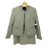 ユナイテッドアローズグリーンレーベルリラクシング UNITED ARROWS green label relaxing Dノーカラージャケット Dスカート セットアップ レディース JPN:40
