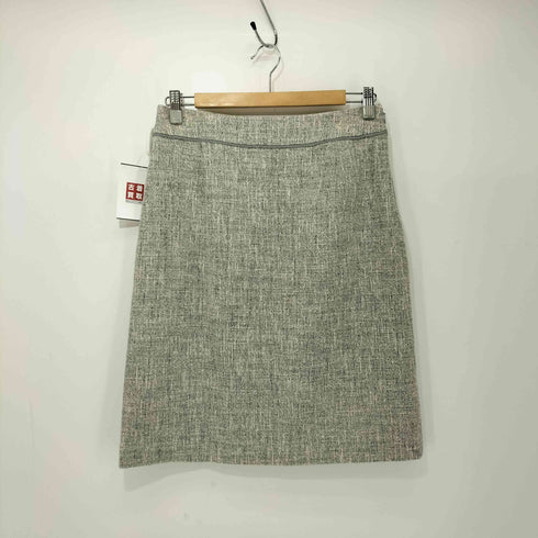 ユナイテッドアローズグリーンレーベルリラクシング UNITED ARROWS green label relaxing Dノーカラージャケット Dスカート セットアップ レディース JPN:40