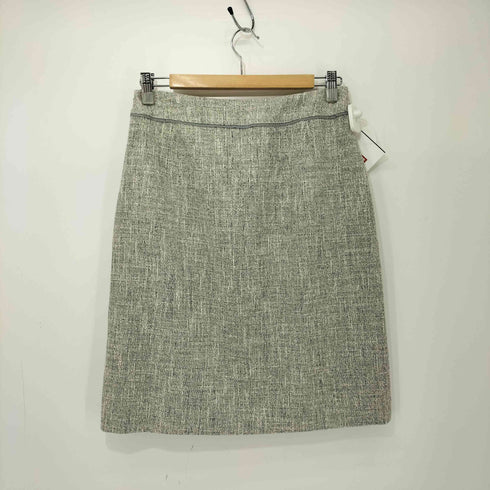ユナイテッドアローズグリーンレーベルリラクシング UNITED ARROWS green label relaxing Dノーカラージャケット Dスカート セットアップ レディース JPN:40