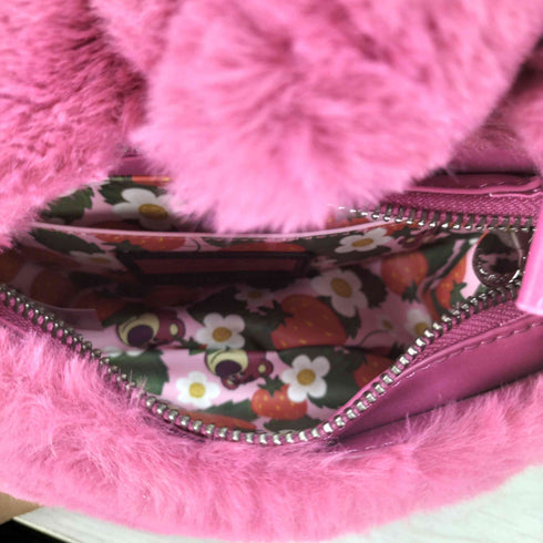 チャールズアンドキース CHARLES&KEITH ファーリーノットトップハンドルバッグ レディース