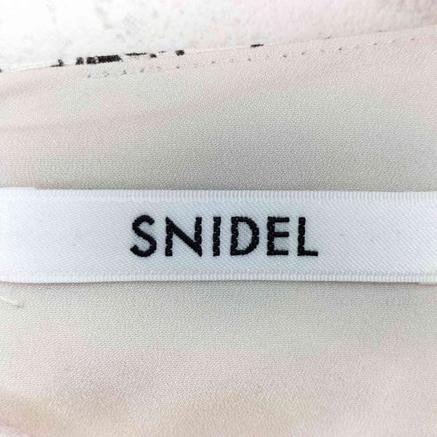 スナイデル snidel ドレープタイトレーヨンプリントワンピ レディース 00