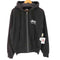ステューシー Stussy 24AW BEACH ROOTS ZIP HOODIE BLACK メンズ M