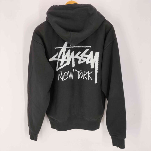 ステューシー Stussy 24AW BEACH ROOTS ZIP HOODIE BLACK メンズ M