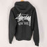 ステューシー Stussy 24AW BEACH ROOTS ZIP HOODIE BLACK メンズ M