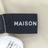 メゾンスペシャル MAISON SPECIAL フェイクレザー 付け襟 2WAY ノーカラーシャツ レディース FREE