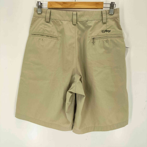 ステューシー Stussy 90s USA製 OLD 紺タグ コットンポリ チノショーツ メンズ 30