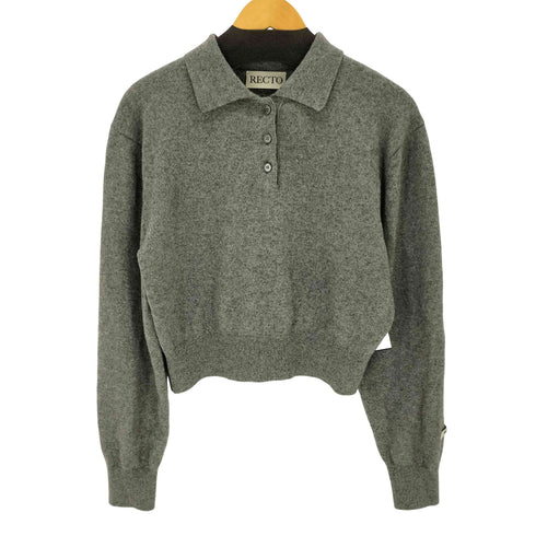 RECTO OPHELIA SHIMMER KNIT POLO レディース S