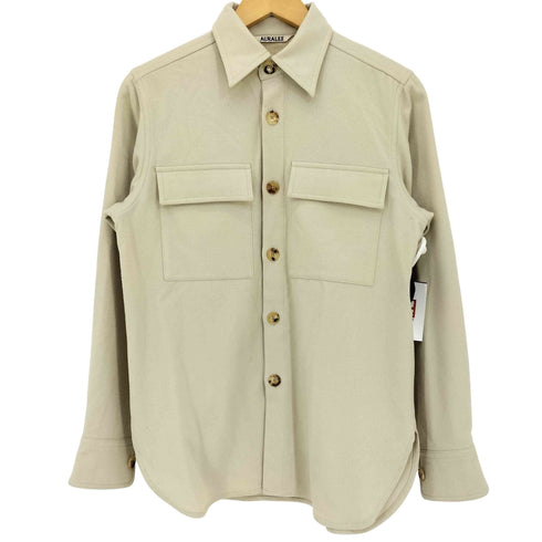 オーラリー AURALEE Super Soft Wool Flannel Shirts メンズ JPN:0