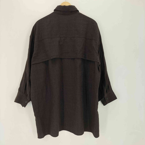 クラネ CLANE グレンチェックレギュラーカラーシャツ レディース 1