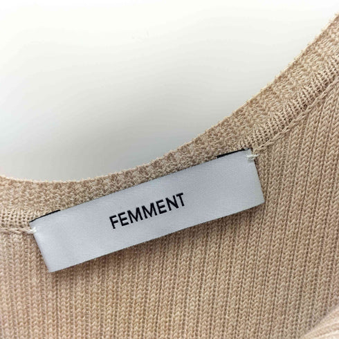 ファモン FEMMENT カマーラインニットワンピース レディース 1