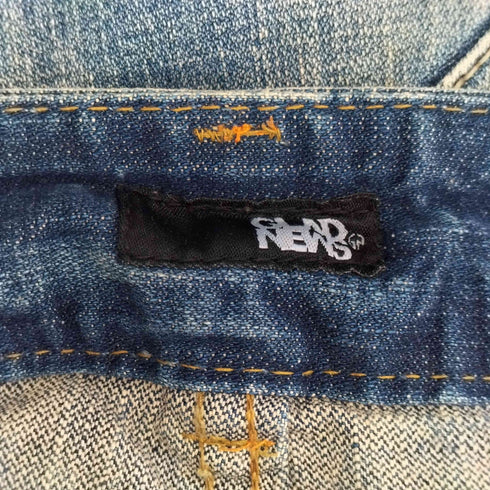 グラッドニュース GLAD NEWS 00S 平成 Y2K クラッシュ加工 フレアデニム メンズ JPN:4