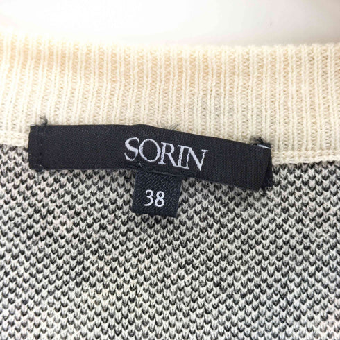 ソリン SORIN ダブルジャガード ニットベスト レディース 38