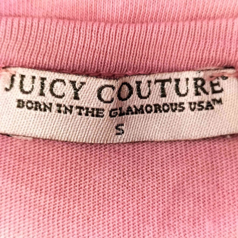 ジューシークチュール JUICY COUTURE Y2K ラインストーン クルーネックカットソー レディース import:S